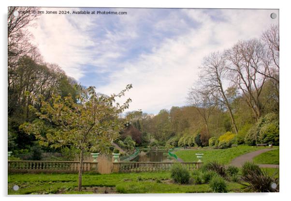 Springtime at Northumberland Park, North Shields Acrylic by Jim Jones