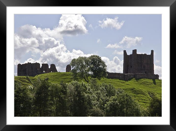 Brough Castle Framed Mounted Print by Tom Gomez