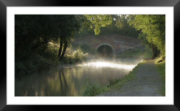 Braunston Tunnel Framed Mounted Print by Phil Wareham