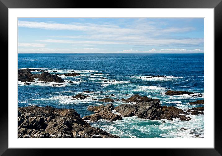 Atlantic Coast, Achill Island, Mayo Framed Mounted Print by Jane McIlroy