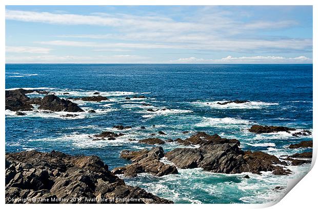 Atlantic Coast, Achill Island, Mayo Print by Jane McIlroy