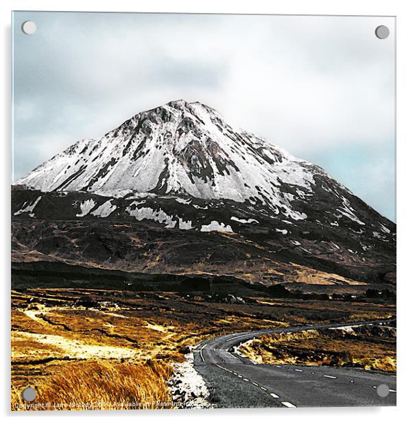 Errigal, Donegal, Ireland Acrylic by Jane McIlroy