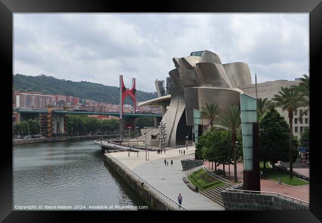 The Guggenheim Museum in Bilbao Framed Print by Joyce Nelson