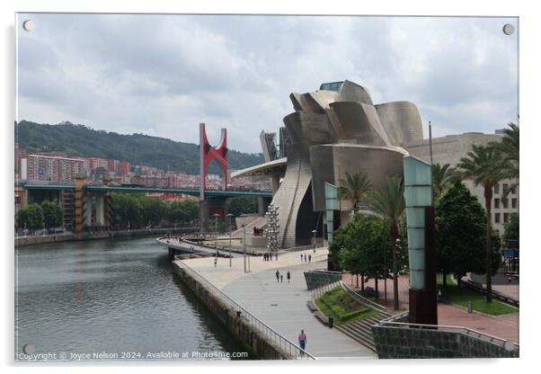 The Guggenheim Museum in Bilbao Acrylic by Joyce Nelson