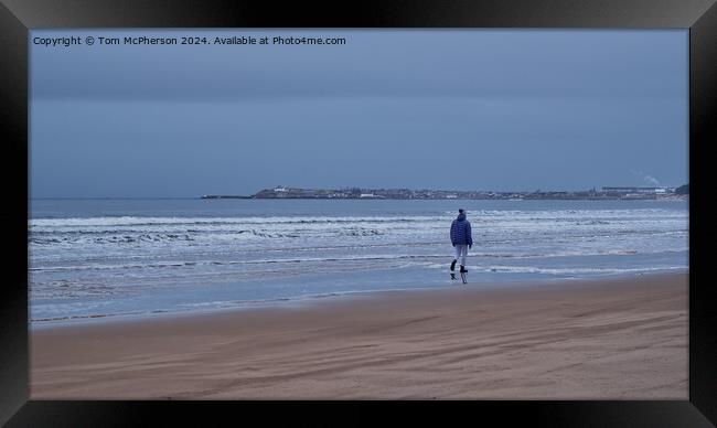 Burghead Beach Framed Print by Tom McPherson