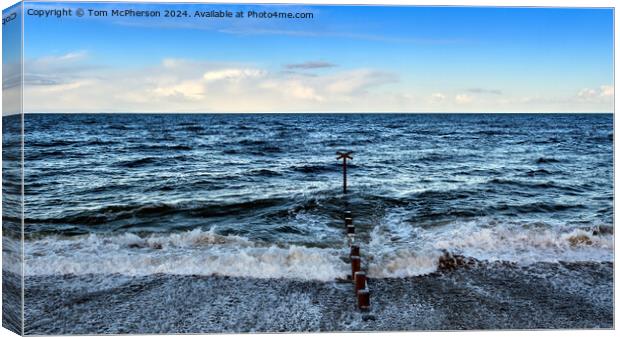 Findhorn Seascape Canvas Print by Tom McPherson