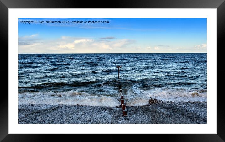 Findhorn Seascape Framed Mounted Print by Tom McPherson