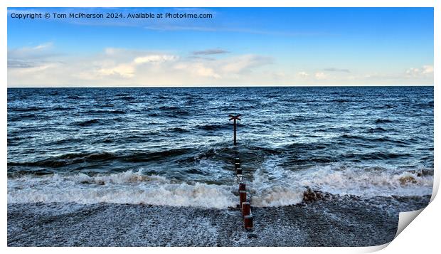 Findhorn Seascape Print by Tom McPherson