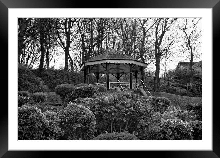 The Bandstand in Northumberland Park North Shields Framed Mounted Print by Jim Jones