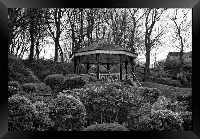 The Bandstand in Northumberland Park North Shields Framed Print by Jim Jones