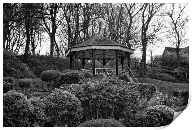 The Bandstand in Northumberland Park North Shields Print by Jim Jones
