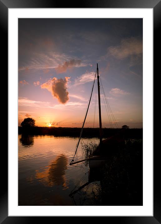 Last Sailing Framed Mounted Print by Simon Wrigglesworth