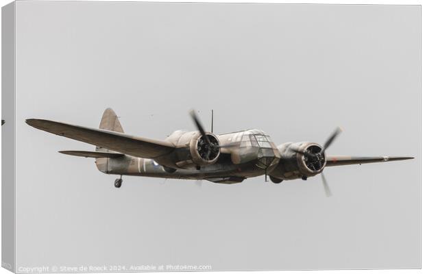 Bristol Blenheim YP-Q Canvas Print by Steve de Roeck