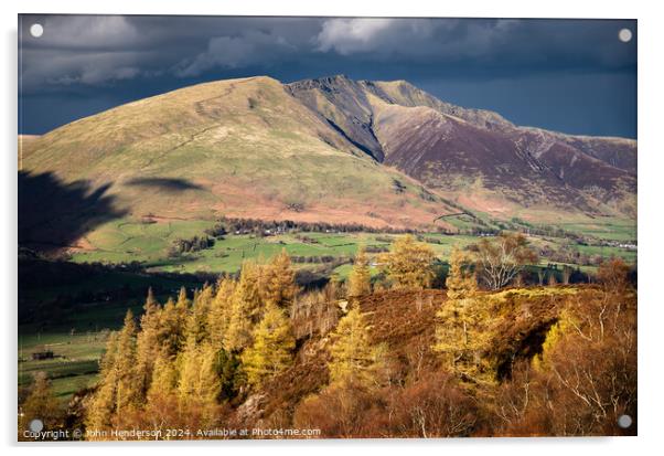 Blencathra Acrylic by John Henderson