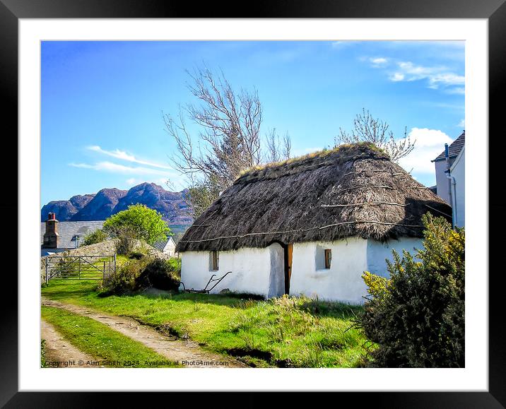 Thatched Cottage Framed Mounted Print by Alan Smith