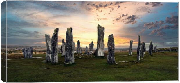 Callanish  Standing Stones Canvas Print by Karl Oparka