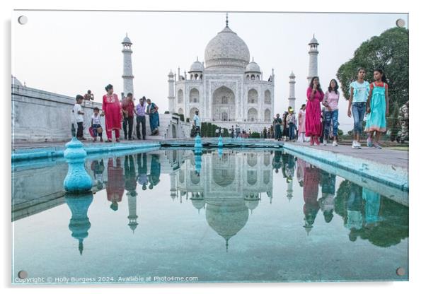 Taj Mahal Acrylic by Holly Burgess