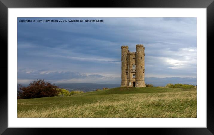 Broadway Tower Framed Mounted Print by Tom McPherson