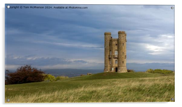 Broadway Tower Acrylic by Tom McPherson