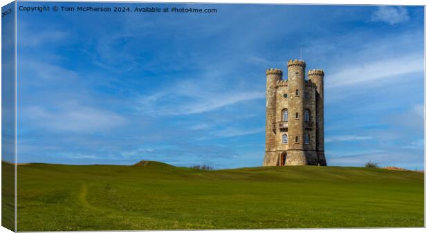 Broadway Tower Canvas Print by Tom McPherson