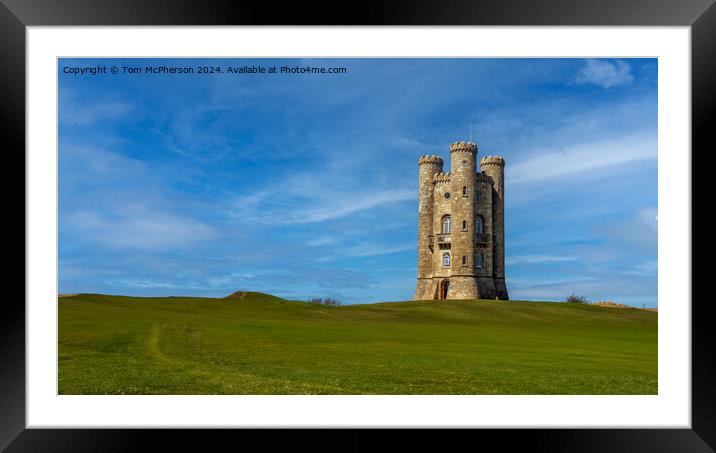 Broadway Tower Framed Mounted Print by Tom McPherson