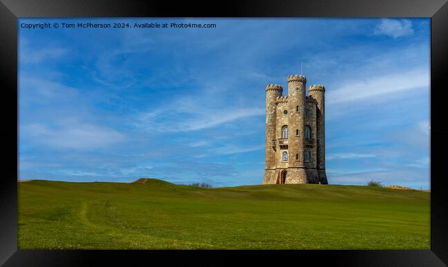 Broadway Tower Framed Print by Tom McPherson
