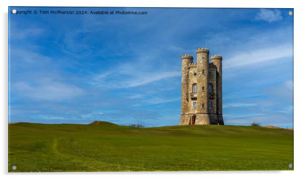 Broadway Tower Acrylic by Tom McPherson