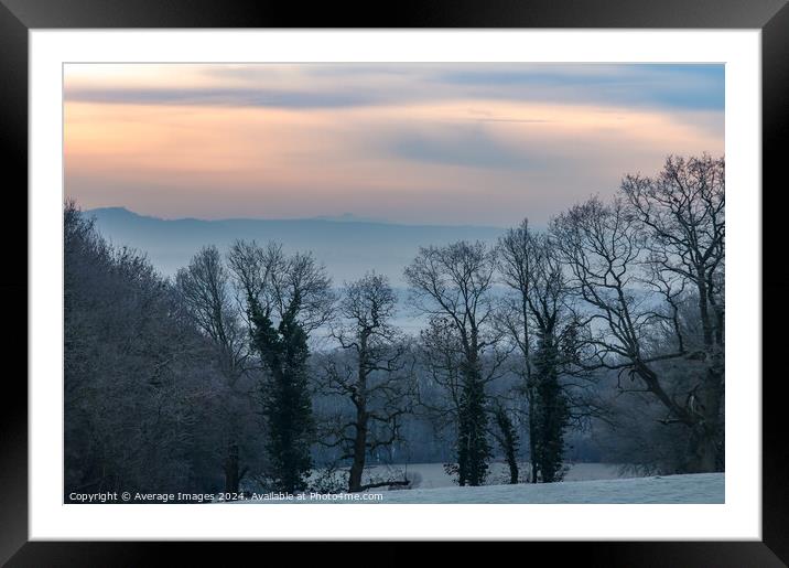Winter layers Framed Mounted Print by Ironbridge Images