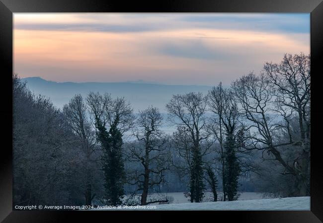 Winter layers Framed Print by Ironbridge Images