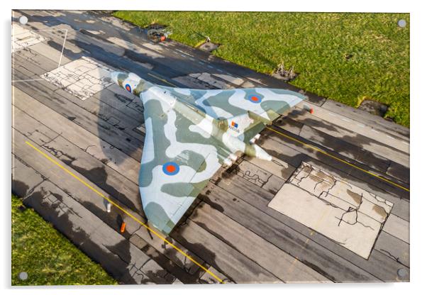 Avro Vulcan Bomber XH558 Acrylic by J Biggadike