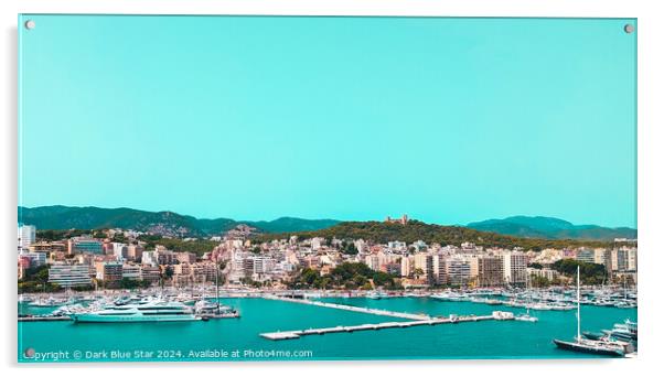 Palma de Mallorca Acrylic by Dark Blue Star