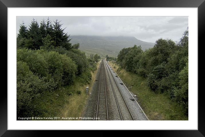 Settle to Carlisle Railway Framed Mounted Print by Debra Kelday