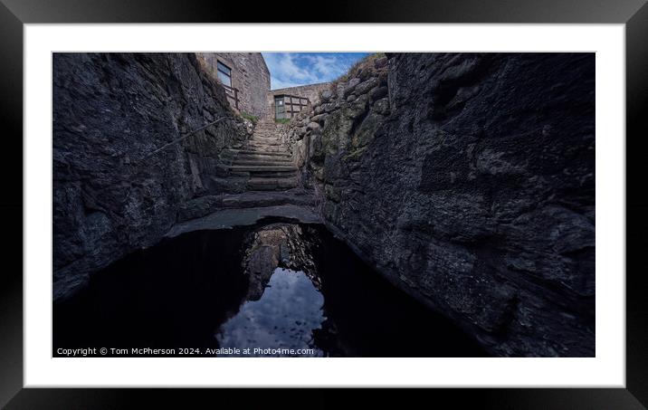 The Burghead Well Framed Mounted Print by Tom McPherson