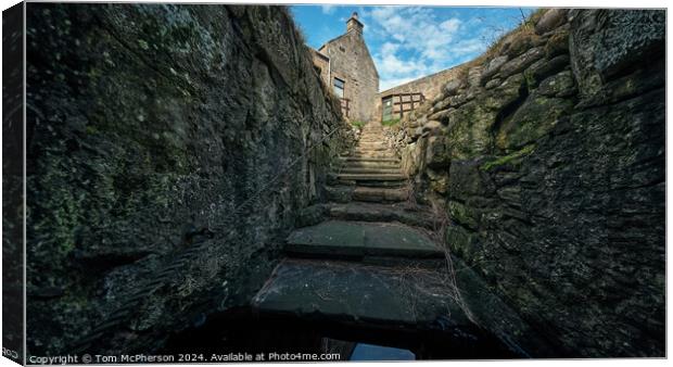 The Burghead Well Canvas Print by Tom McPherson