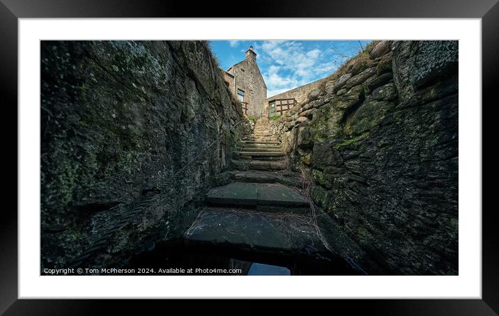 The Burghead Well Framed Mounted Print by Tom McPherson