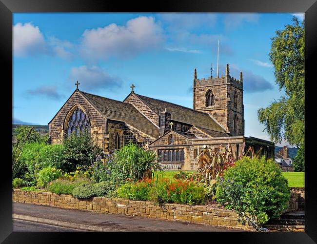 Ilkley All Saints Church Framed Print by Darren Galpin