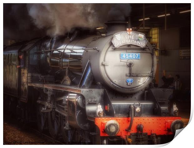 Steam Train  Print by Ian Fairbrother