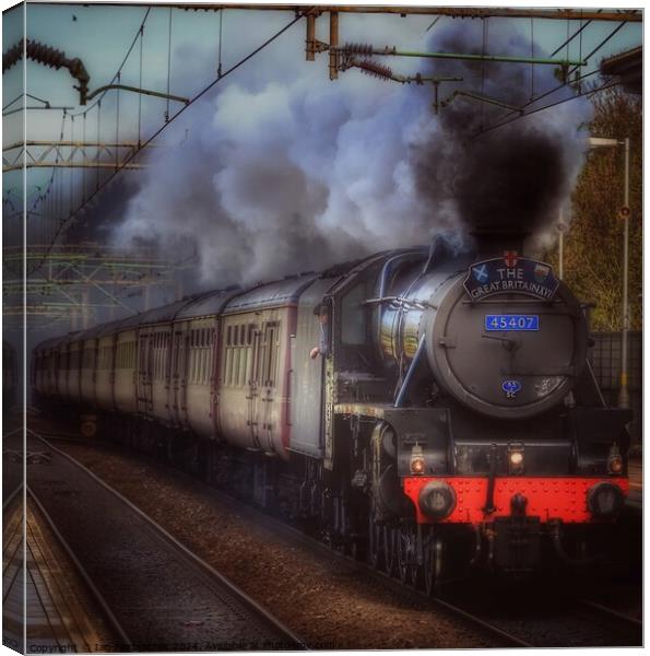 Steam Train  Canvas Print by Ian Fairbrother