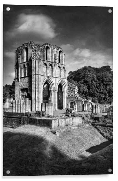 Roche Abbey Acrylic by Darren Galpin