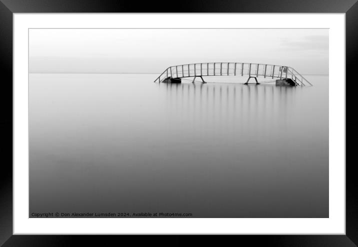 The Bridge to Nowhere  Framed Mounted Print by Don Alexander Lumsden