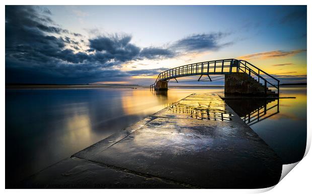 The Bridge to Nowhere Sunset  Print by Don Alexander Lumsden