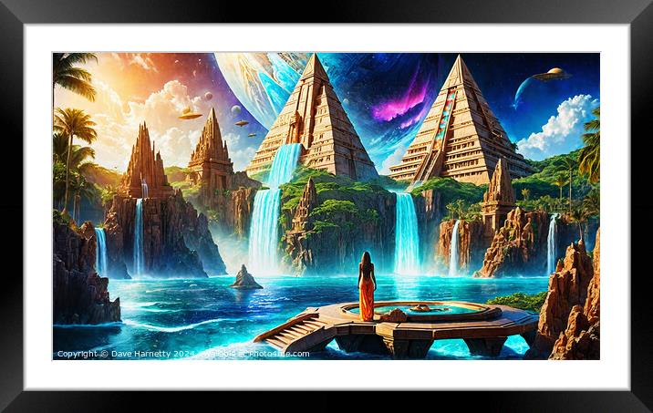 Atlantean Dreams 1 Framed Mounted Print by Dave Harnetty