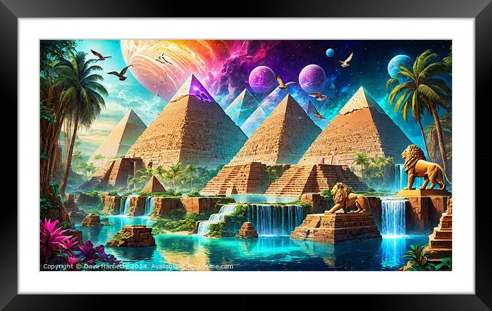 Atlantean Dreams 7 Framed Mounted Print by Dave Harnetty