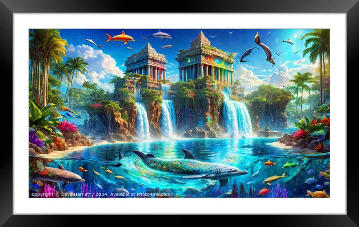 Atlantean Dreams 10 Framed Mounted Print by Dave Harnetty