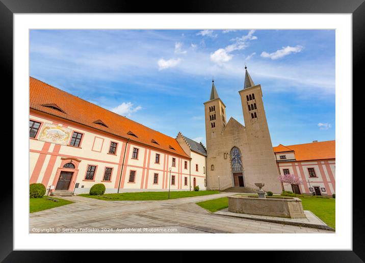 Premonstratensian Monastery from 12th century. Framed Mounted Print by Sergey Fedoskin