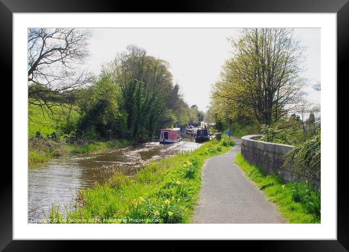 Union Canal, West Lothian 1 Framed Mounted Print by Lee Osborne