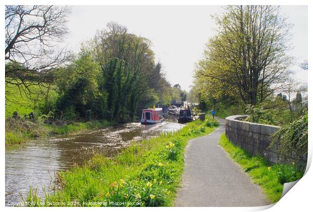 Union Canal, West Lothian 1 Print by Lee Osborne
