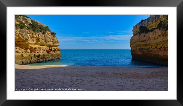 Fontainhas Beach Summer Day  Framed Mounted Print by Angelo DeVal