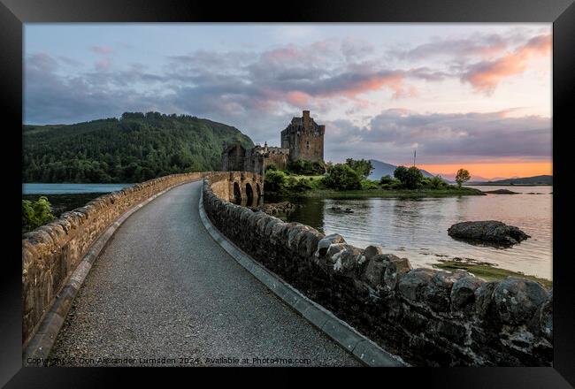 Eilean Donan Castle Framed Print by Don Alexander Lumsden