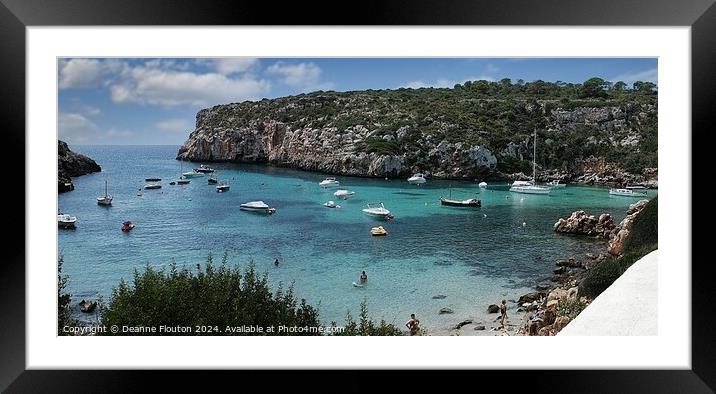 Es Canutells Menorca 2002 Framed Mounted Print by Deanne Flouton
